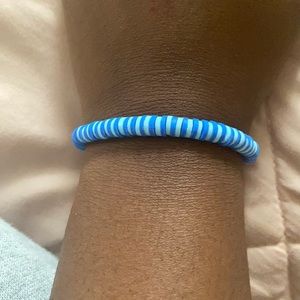 light blue and dark blue bracelet